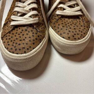 Madewell Brown Leopard/cheetah High-Top Sneakers modern statement
